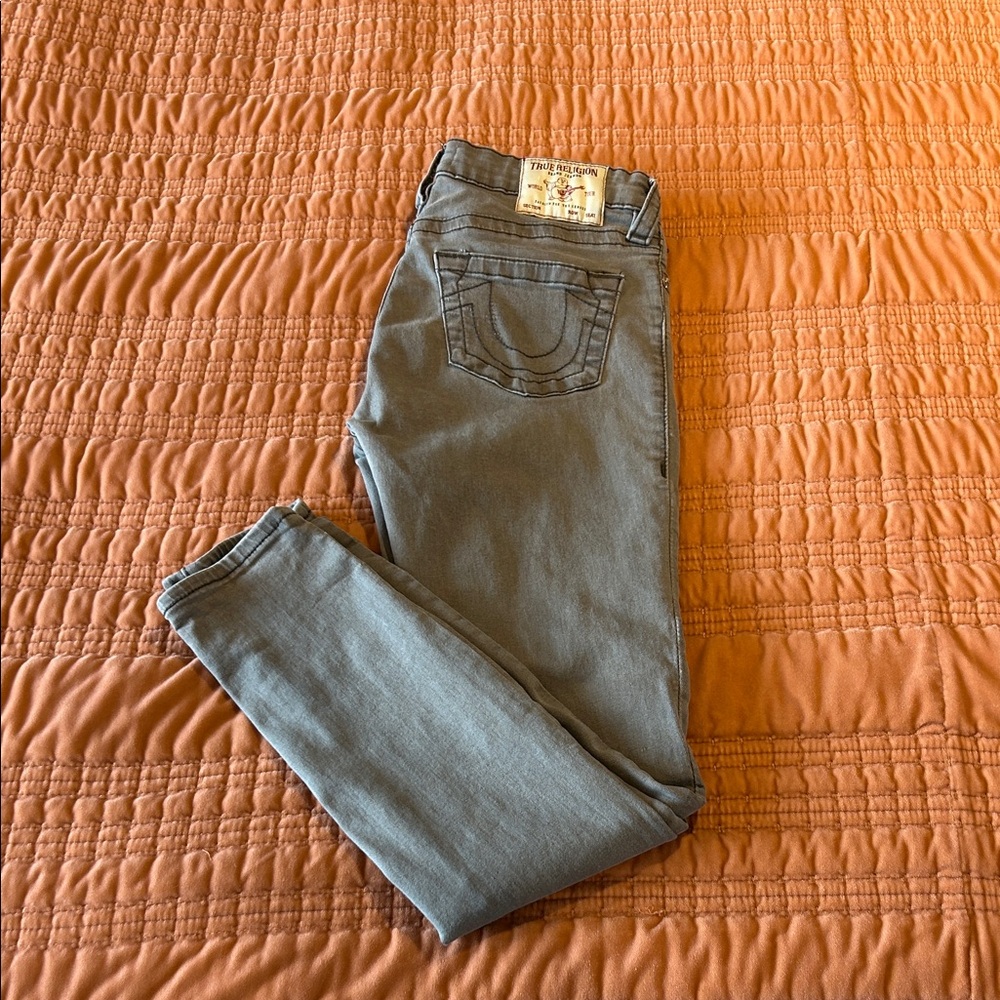 True Religion Women’s Gray Skinny Jeans